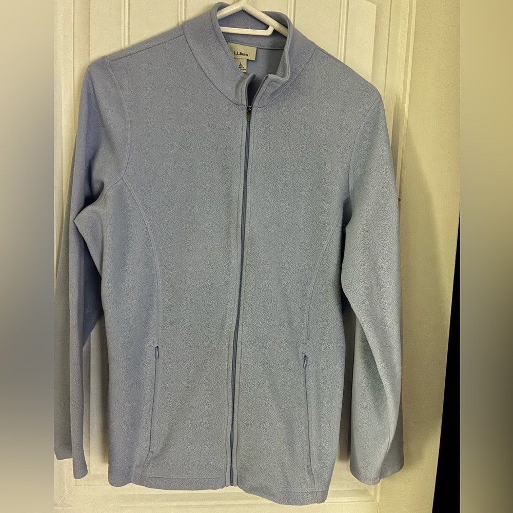 L.L. Bean Light Blue Fleece Jacket